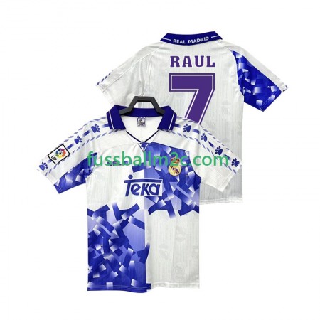 Fußballtrikots Real Madrid RAUL 7 Retro Ausweich Trikotsatz 1996 1997 Fußballtrikots Real Madrid RAUL 7 Retro Ausweich Trikotsatz 1996 1997